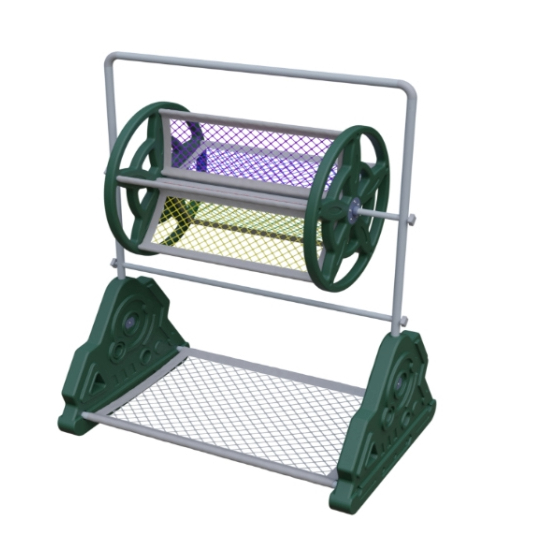 Estructura giratoria para trepar al aire libre para niños, equipo de juego para la integración sensorial.
   