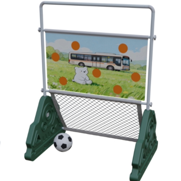 Portería de fútbol infantil para exteriores, equipo de juego para entrenamiento sensorial y lanzamiento.
   