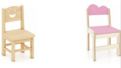 Diversión en el bosque: Serie de tronas infantiles de madera adorables
   