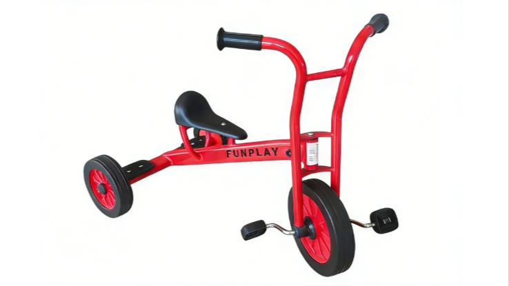 Triciclo infantil FUNPLAY - Triciclo grande a pedales para niños de 3 a 6 años, preescolar y jardín de infancia, para montar al aire libre.
   