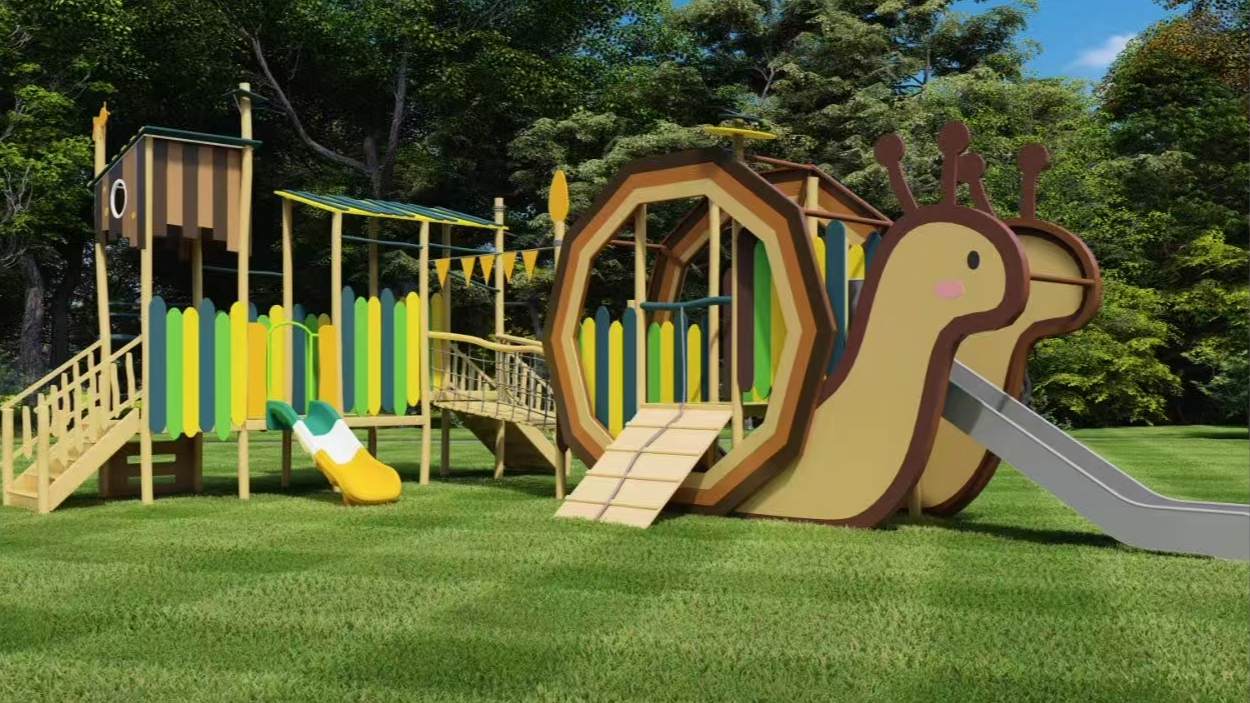 Tobogán combinado Forest Fun Snail Paradise
   