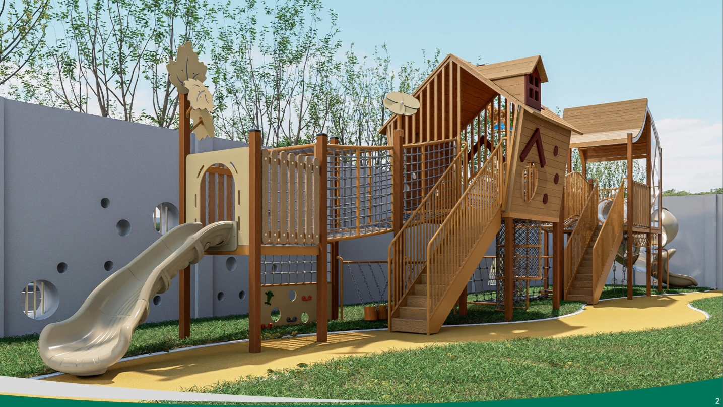 Juego en la naturaleza
   ™Parque infantil de lujo con casa del árbol y aventuras en un árbol.
   
