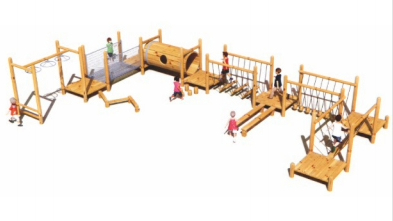 TerraQuest
   ™Pro - Pista de aventura y circuito de obstáculos modular avanzado de madera
   
