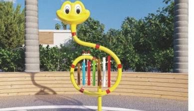 Nuevo diseño 2026: Equipo de juegos musicales al aire libre con temática animal, instrumentos de percusión sensorial para niños, ideales para parques y escuelas.
   